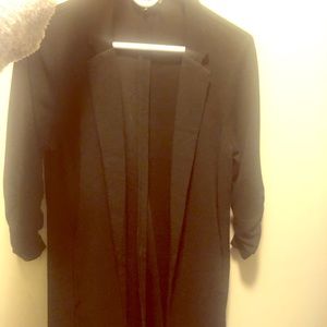 Black Trench Blazer